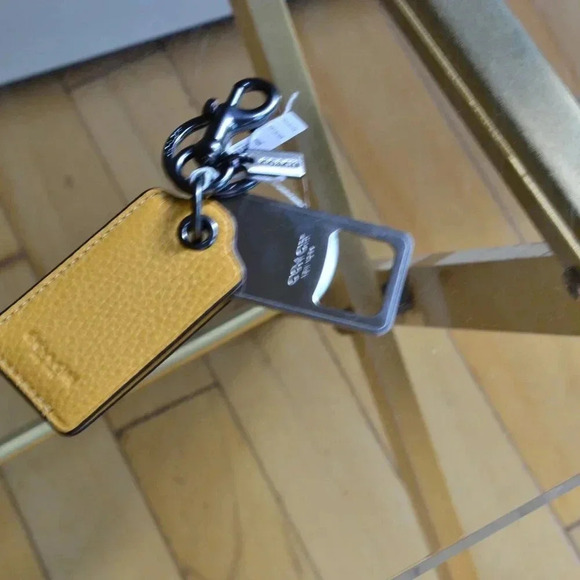 Coach CR381 Bottle Opener Key Fob In Colorblock - Picture 4 of 8